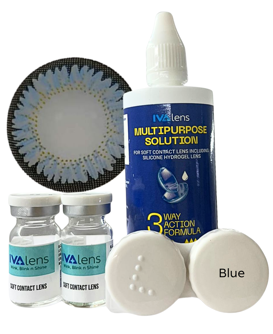 Ivalens Yearly Color Contact lens-(Dark Grey)