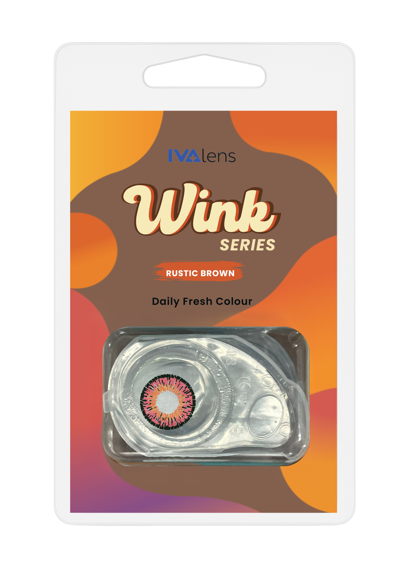 Ivalens Daily Fresh Color Rustic-Brown Wink Series 2 lens pack - Image 6