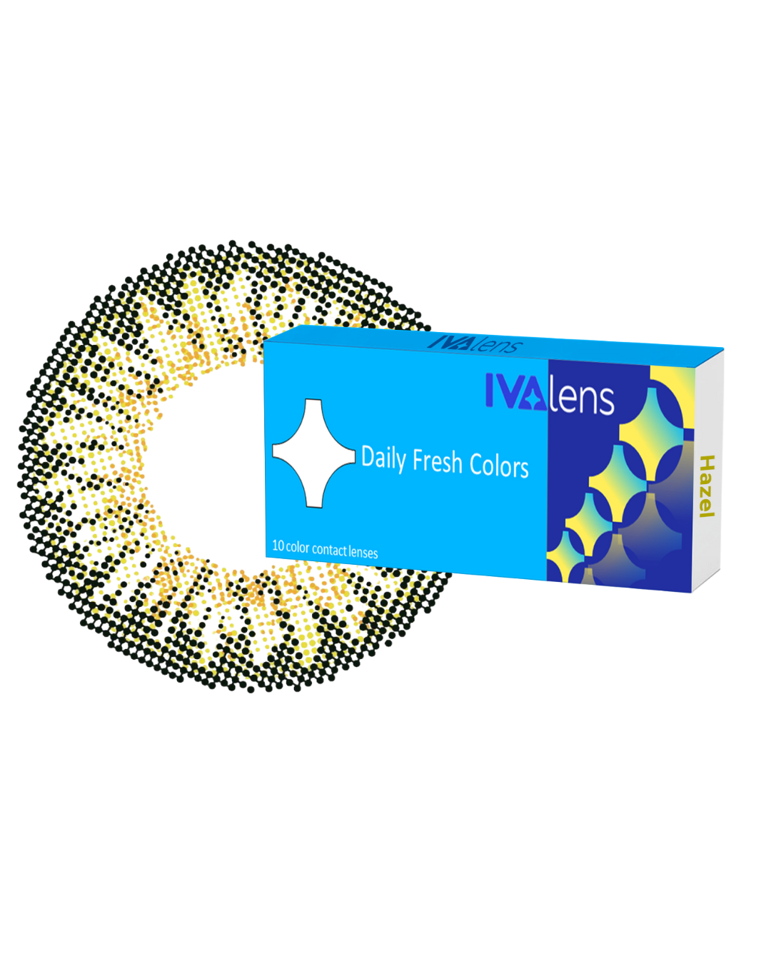Ivalens Daily Fresh Color Hazel 10 lens pack - Image 2