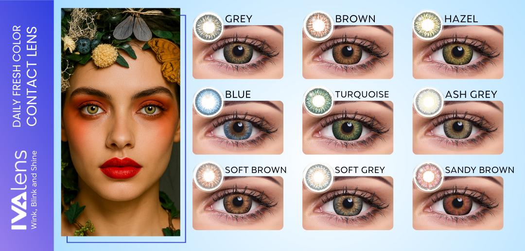 Ivalens Daily Fresh Color Ash Gray Wink Series 2 lens pack - Image 7