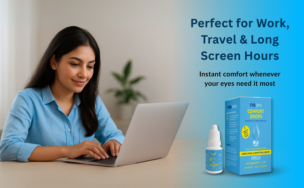 IvaLens Comfort Eye Drops – Advanced Lubricating Drops for Dry Eyes - Image 2