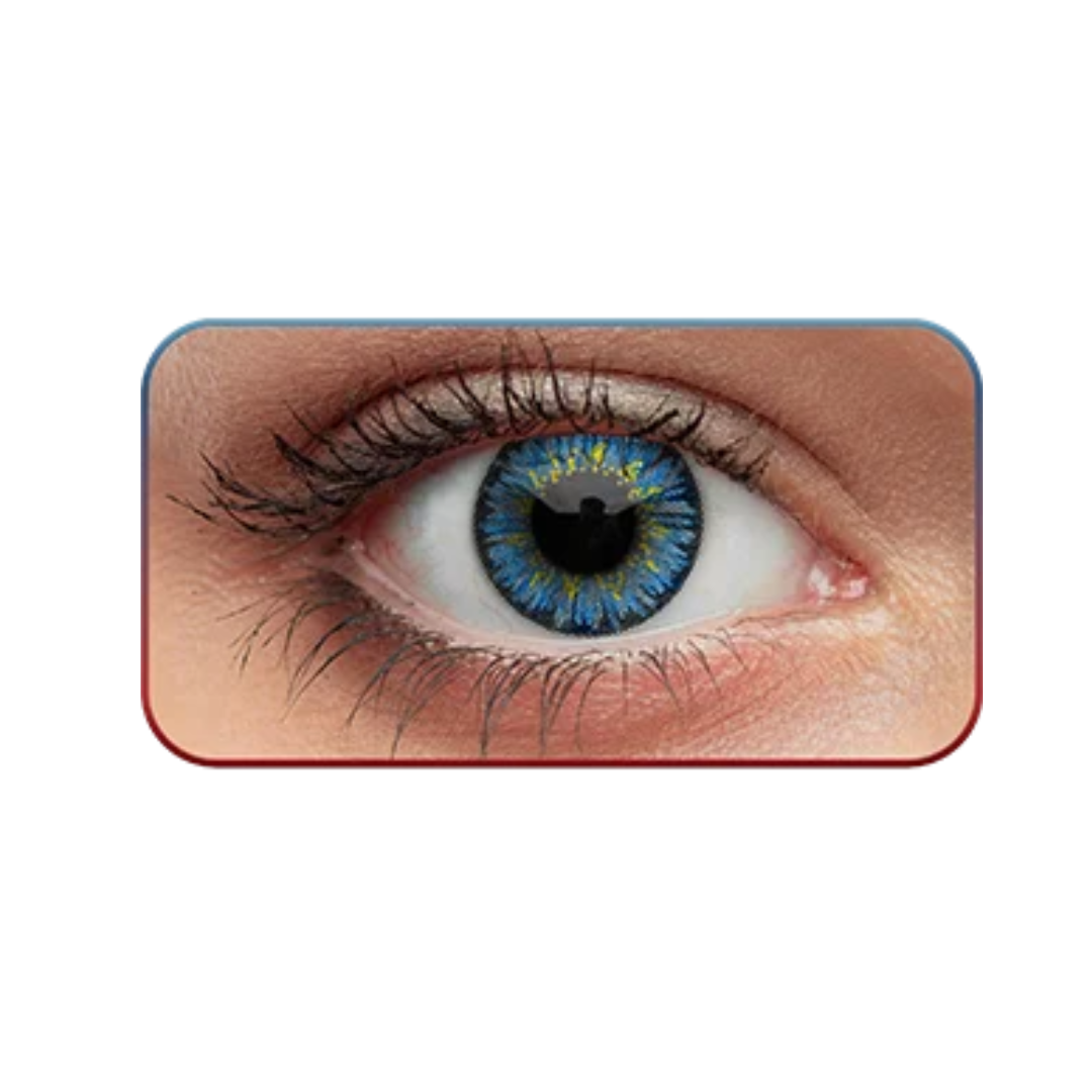 Ivalens Monthly Color Contact lens-(Ocean Aqua) - Image 8