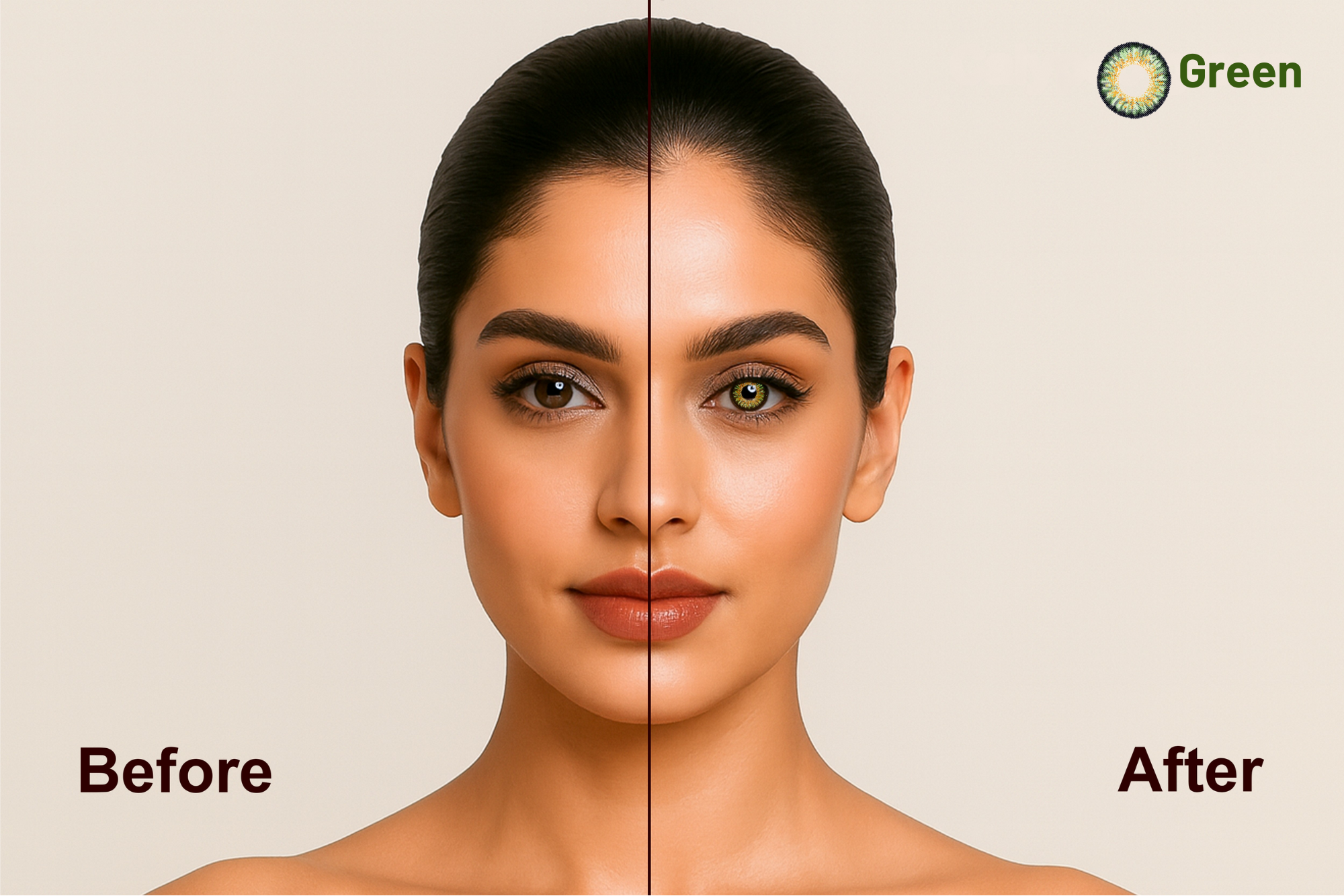 IVALens Color Toric Contact Lens- Green - Image 2