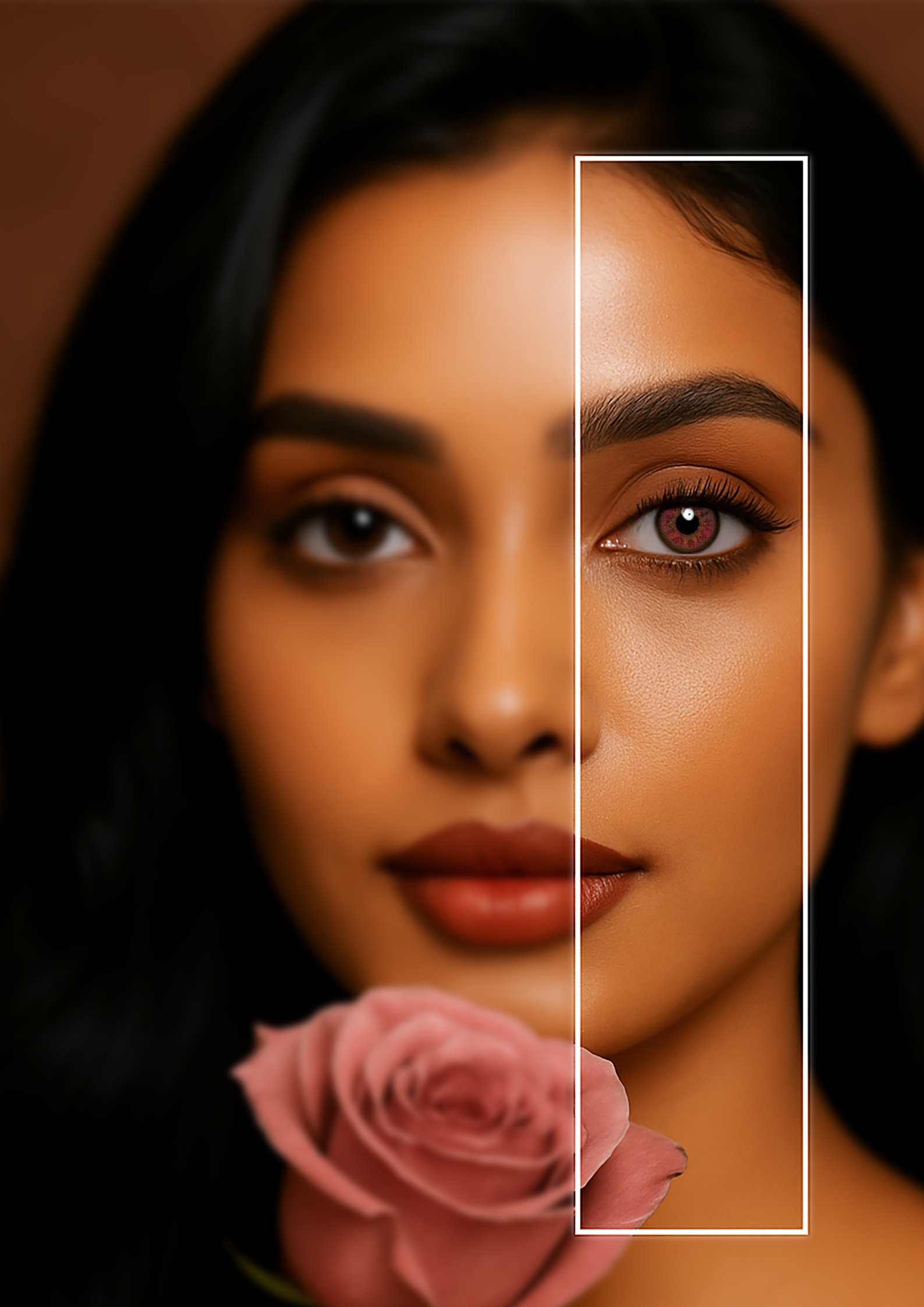 Natural beauty, softly amplified – Soft Brown